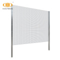 Steel horizontal prison fence, anti theft clearvu fencing